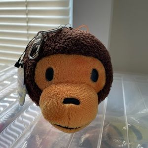 Baby Milo Plush Head Keychain ( fashion district NYC )